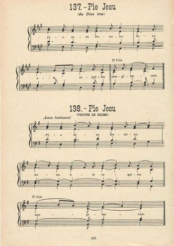 Pie Jesu Partition gratuite